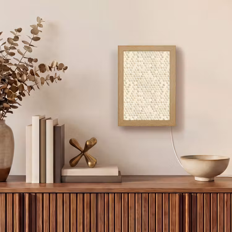 Gepersonaliseerde lightbox - Penny - Mozaïek - Zand — 4