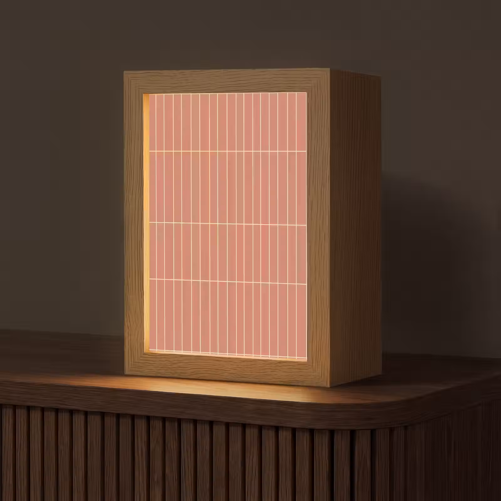 Gepersonaliseerde lightbox - Patroon - Tegels - Terracotta — 1