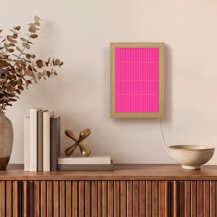 Gepersonaliseerde lightbox - Patroon - Tegel - Magenta - Roze — 4