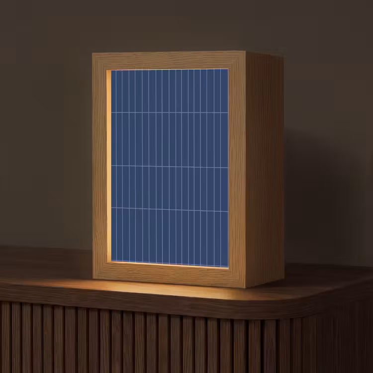 Gepersonaliseerde lightbox - Tegels - Langwerpig - Blauw — 1