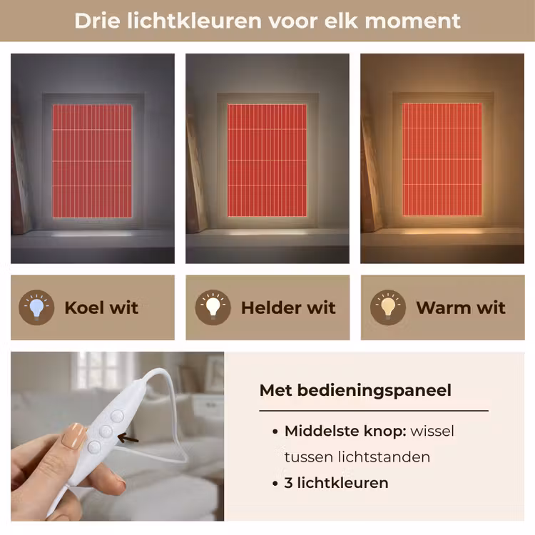 Gepersonaliseerde lightbox - Verticaal - Wandtegel - Helderrood — 6
