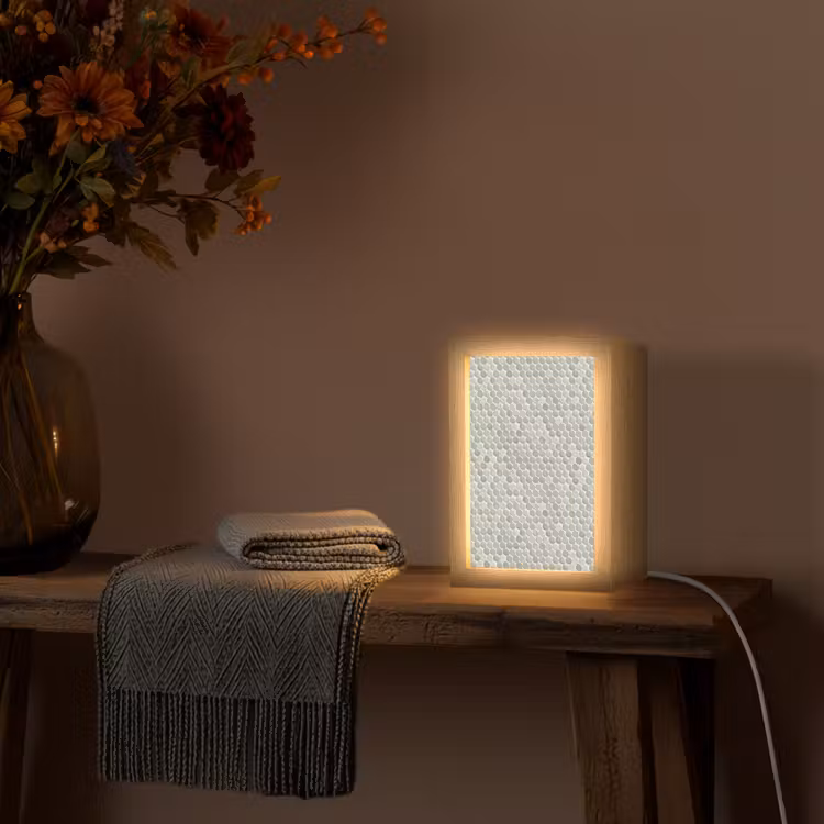 Gepersonaliseerde lightbox - Penny - Mozaïek - Lichtgrijs — 3