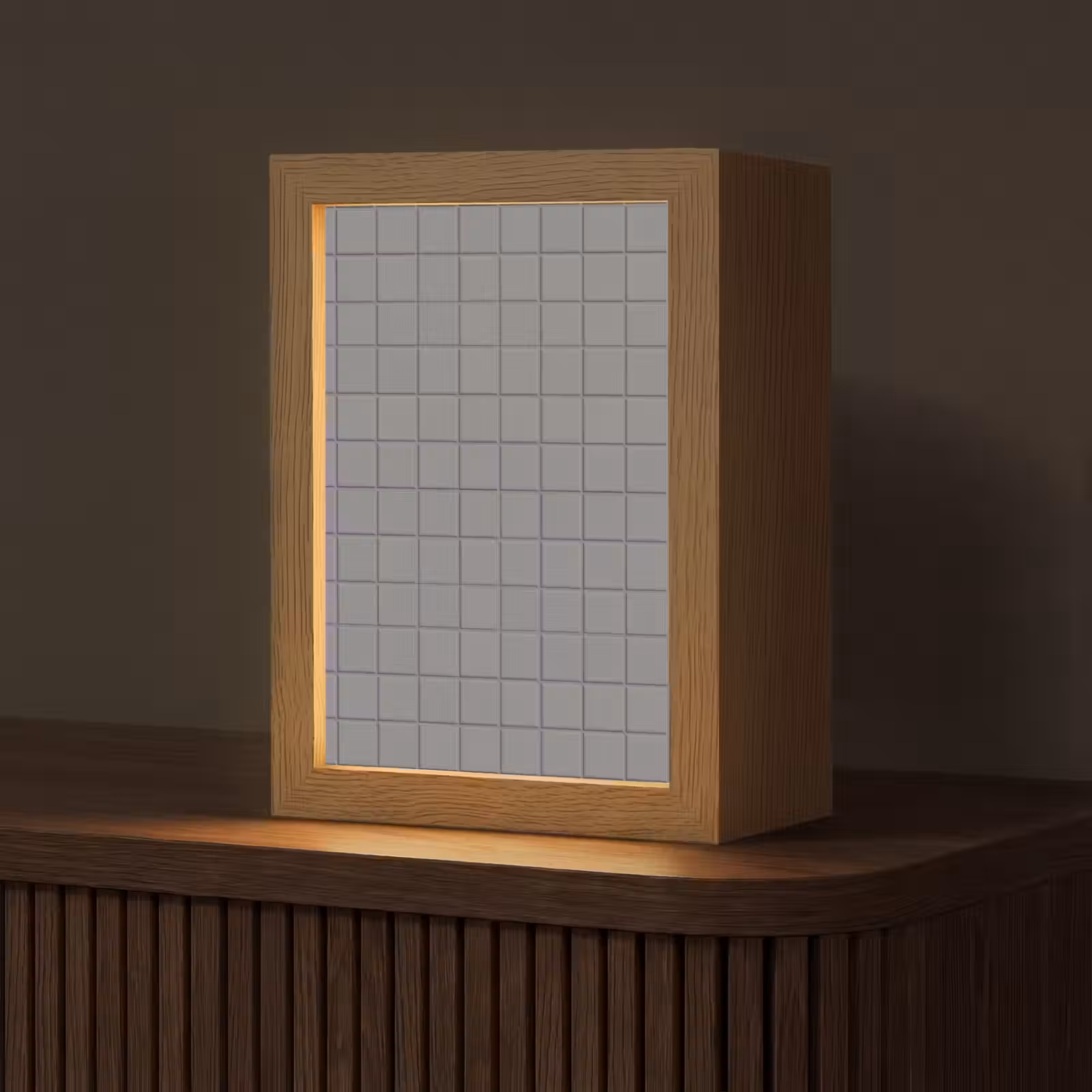 Gepersonaliseerde lightbox - Modern - Patroon - Grijs — 1