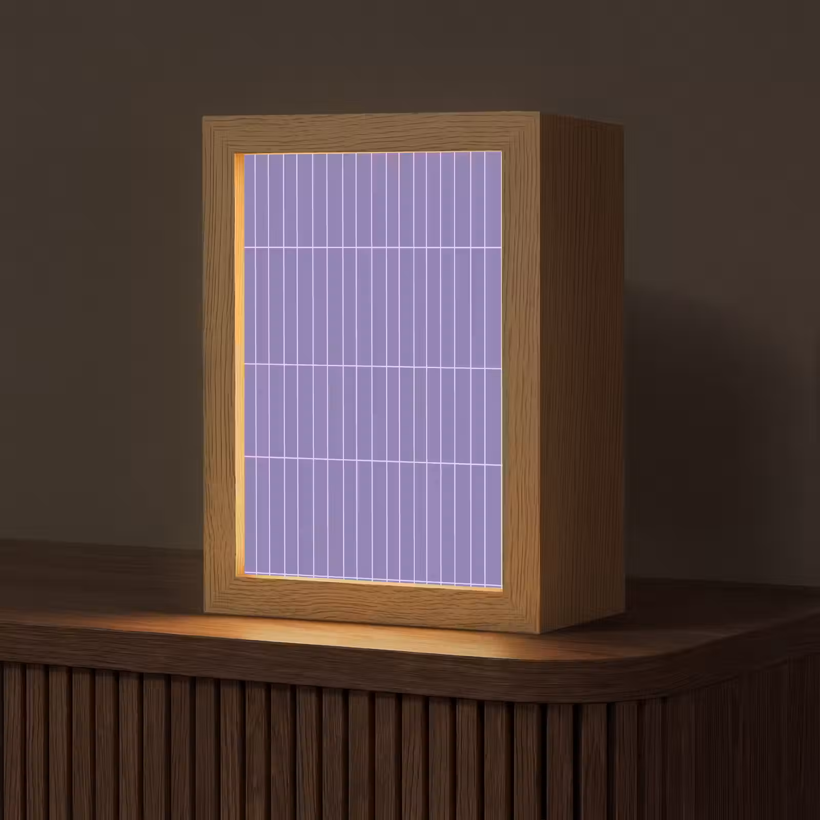 Gepersonaliseerde lightbox - Patroon - Tegel - Lila — 1