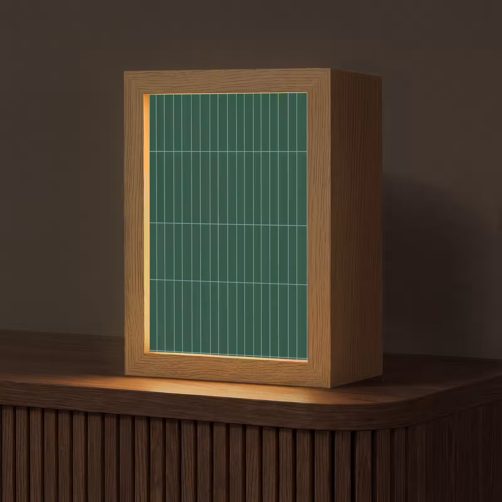 Gepersonaliseerde lightbox - Patroon - Tegels - Donkergroen — 1