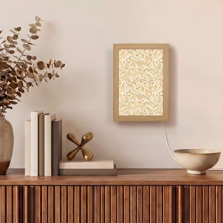 Gepersonaliseerde lightbox - Mozaïek - Patroon - Terracotta — 4