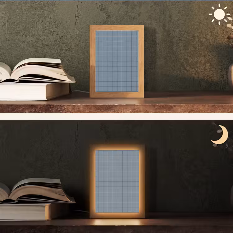 Gepersonaliseerde lightbox - Patroon - Tegel - Blauwgrijs — 5