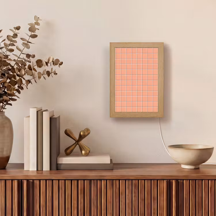 Gepersonaliseerde lightbox - Patroon - Tegels - Perzik — 4