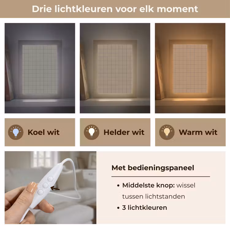 Gepersonaliseerde lightbox - Tegel - Patroon - Taupe — 6