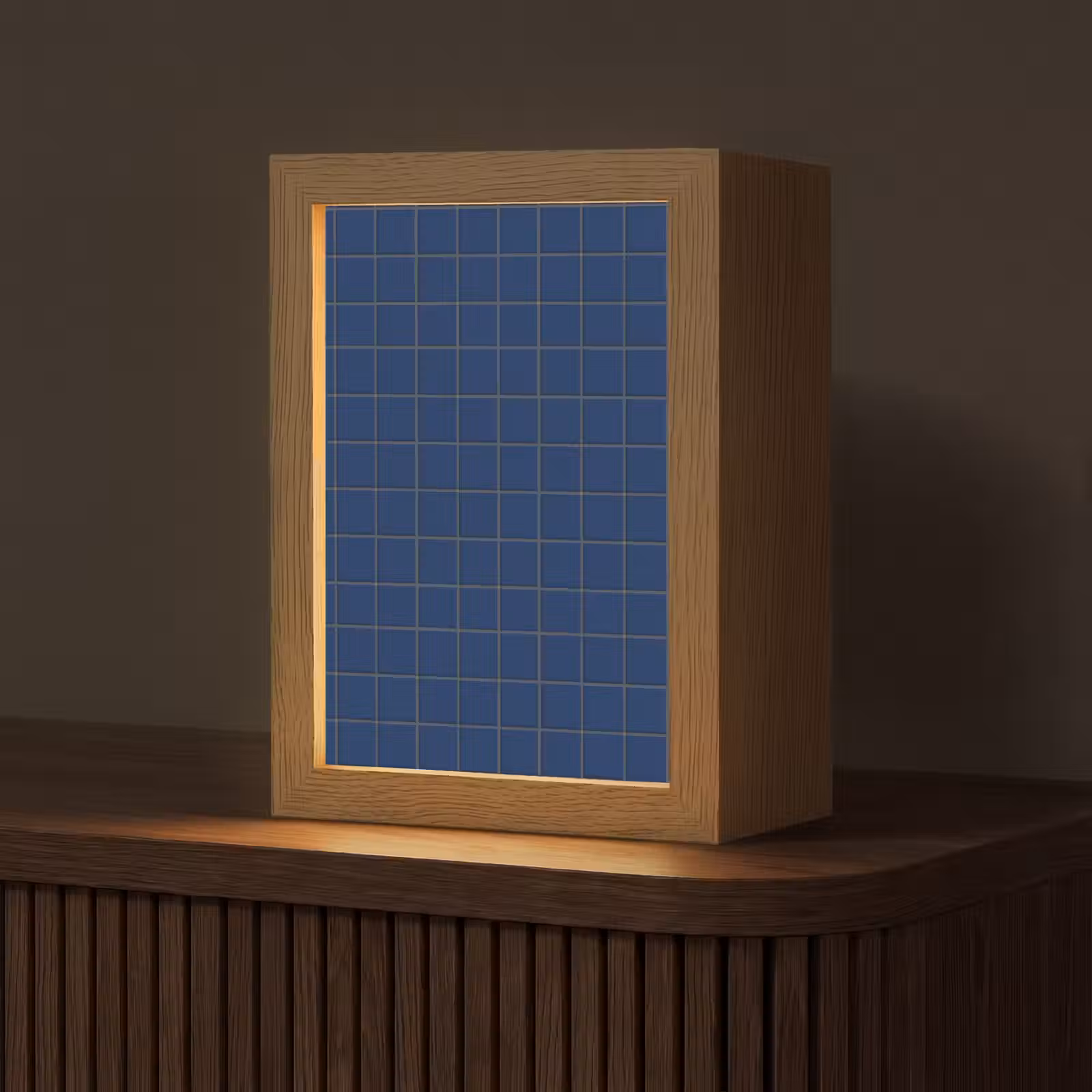 Gepersonaliseerde lightbox - Tegel - Patroon - Blauw — 1