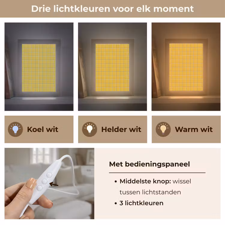 Gepersonaliseerde lightbox - Patroon - Tegel - Okergeel — 6