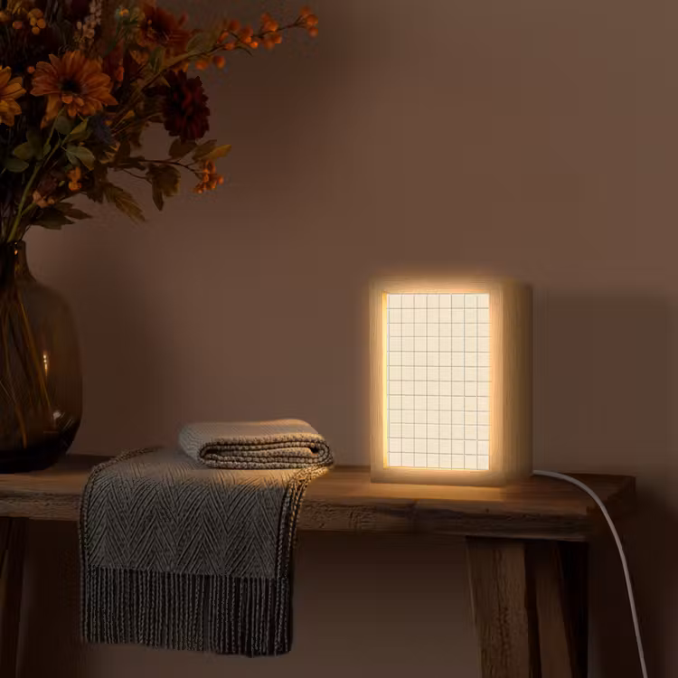Gepersonaliseerde lightbox - Patroon - Tegels - Gebroken - Wit — 3