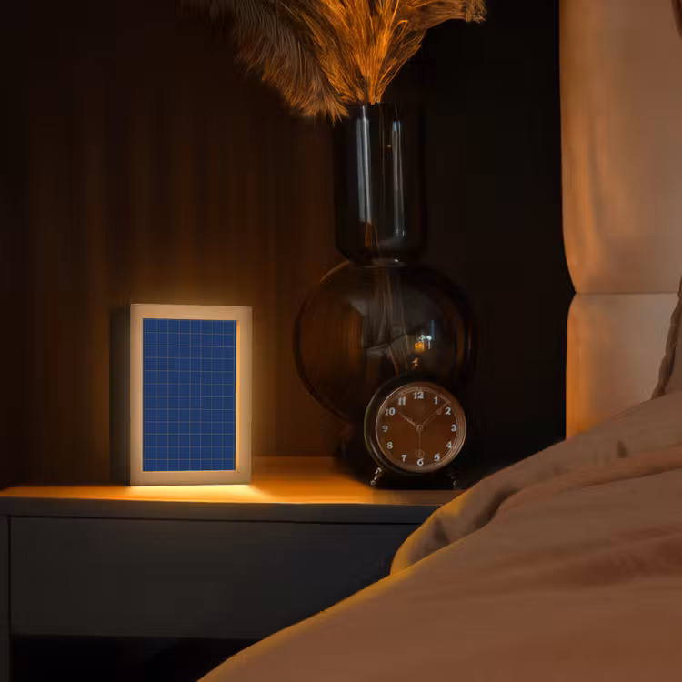 Gepersonaliseerde lightbox - Tegel - Patroon - Blauw — 2