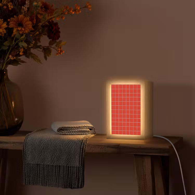 Gepersonaliseerde lightbox - Tegel - Patroon - Kersen - Rood — 3