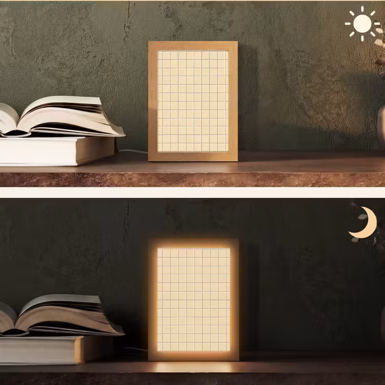 Gepersonaliseerde lightbox - Tegels - Patroon - Crème — 5