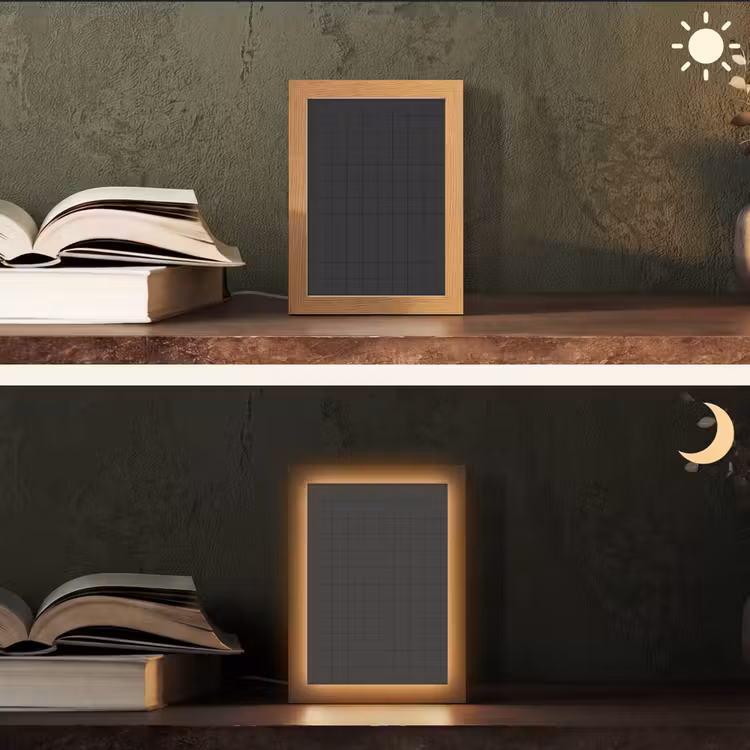 Gepersonaliseerde lightbox - Tegels - Patroon - Mat - Zwart — 5