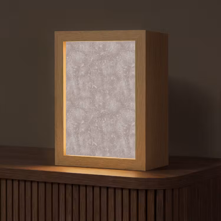 Gepersonaliseerde lightbox - Marmer - Patroon - Mauve — 1