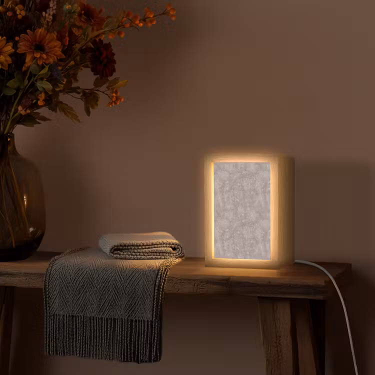 Gepersonaliseerde lightbox - Marmer - Patroon - Mauve — 3