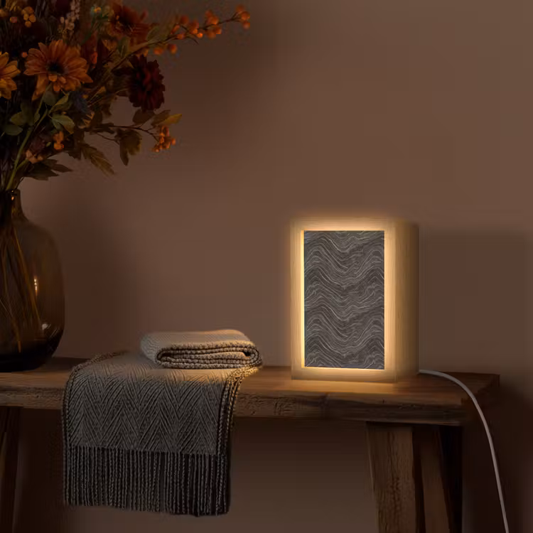 Gepersonaliseerde lightbox - Patroon - Contrast - Antraciet — 3