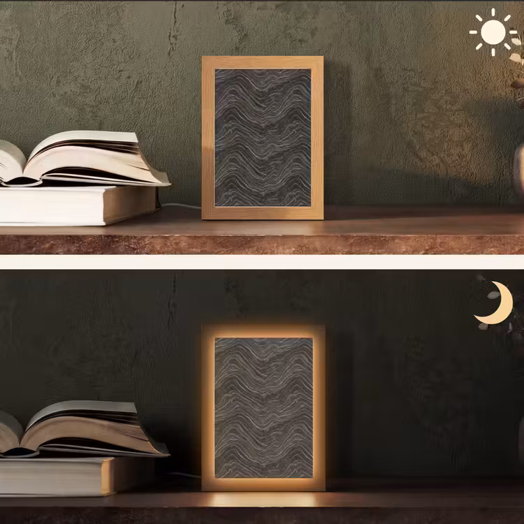 Gepersonaliseerde lightbox - Patroon - Contrast - Antraciet — 5
