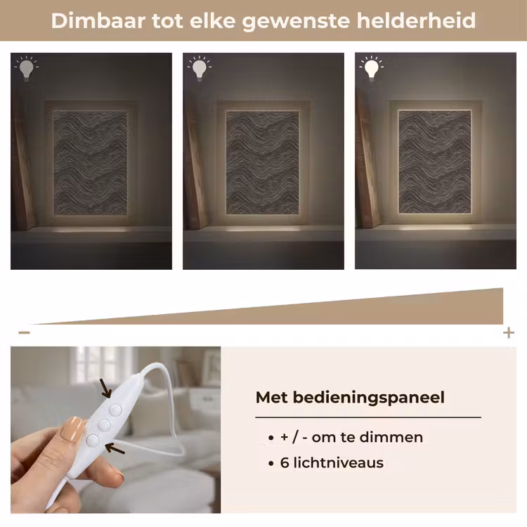 Gepersonaliseerde lightbox - Patroon - Contrast - Antraciet — 8