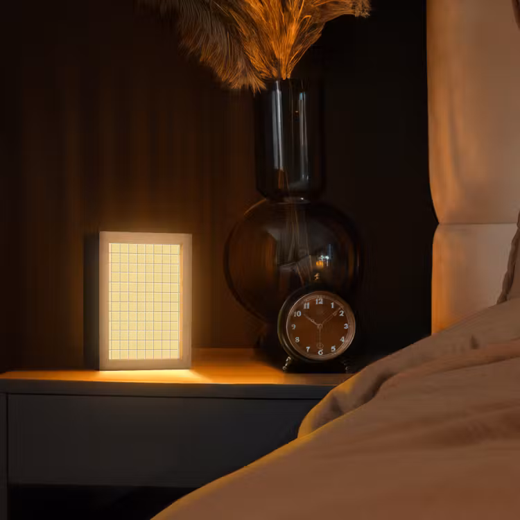 Gepersonaliseerde lightbox - Patroon - Tegels - Geel — 2