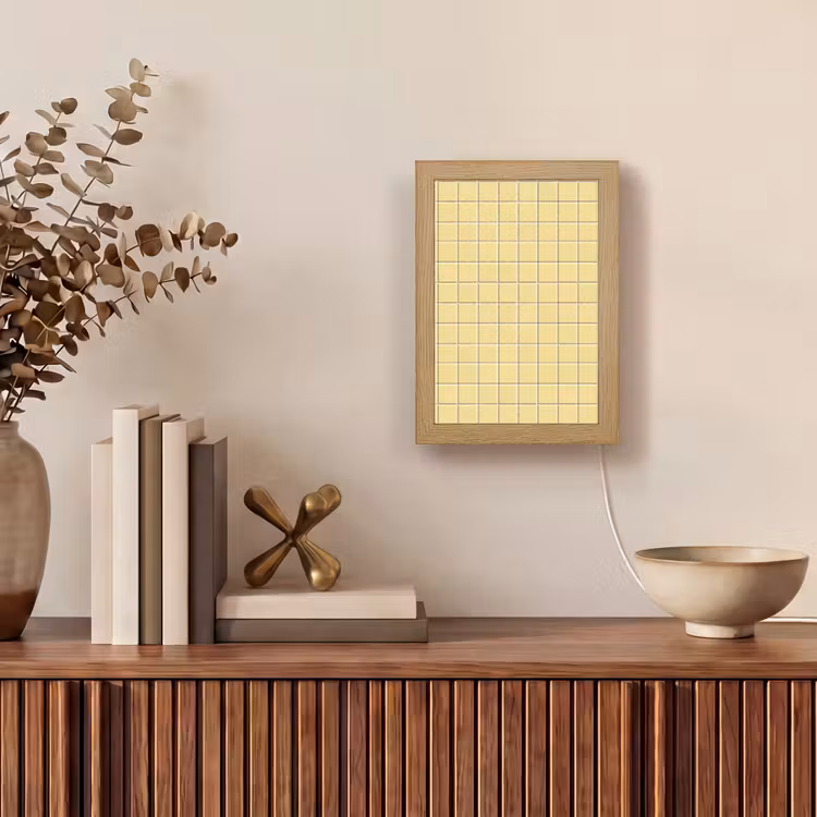 Gepersonaliseerde lightbox - Patroon - Tegels - Geel — 4
