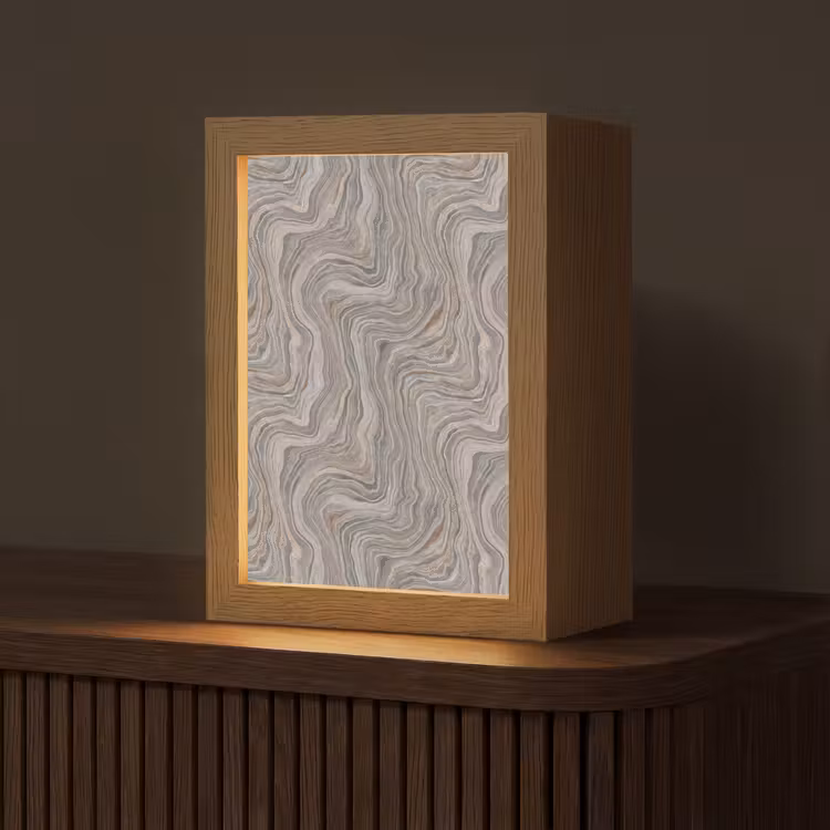 Gepersonaliseerde lightbox - Patroon - Textuur - Grijs — 1