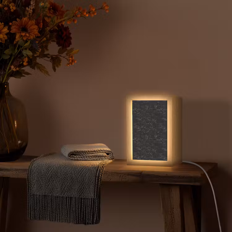 Gepersonaliseerde lightbox - Tegels - Patroon - Marmer - Zwart — 3