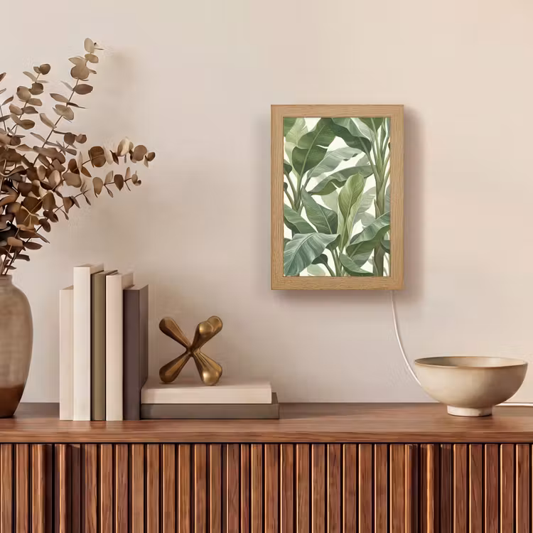 Gepersonaliseerde lightbox - Planten - Bladeren - Tropisch - Groen — 4