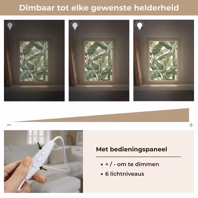 Gepersonaliseerde lightbox - Planten - Bladeren - Tropisch - Groen — 8