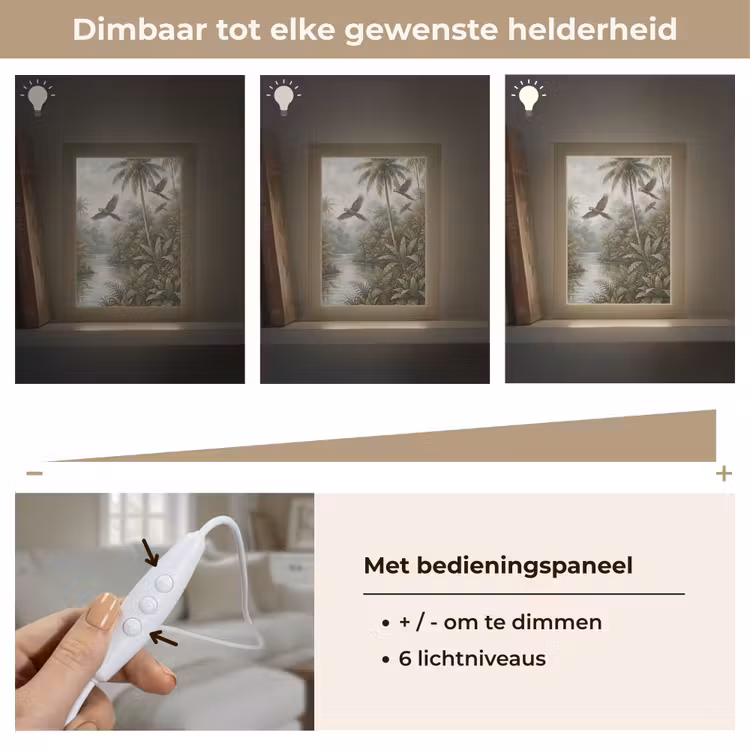 Gepersonaliseerde lightbox - Vogel - Vliegend - Tropisch - Landschap - Klassiek — 8