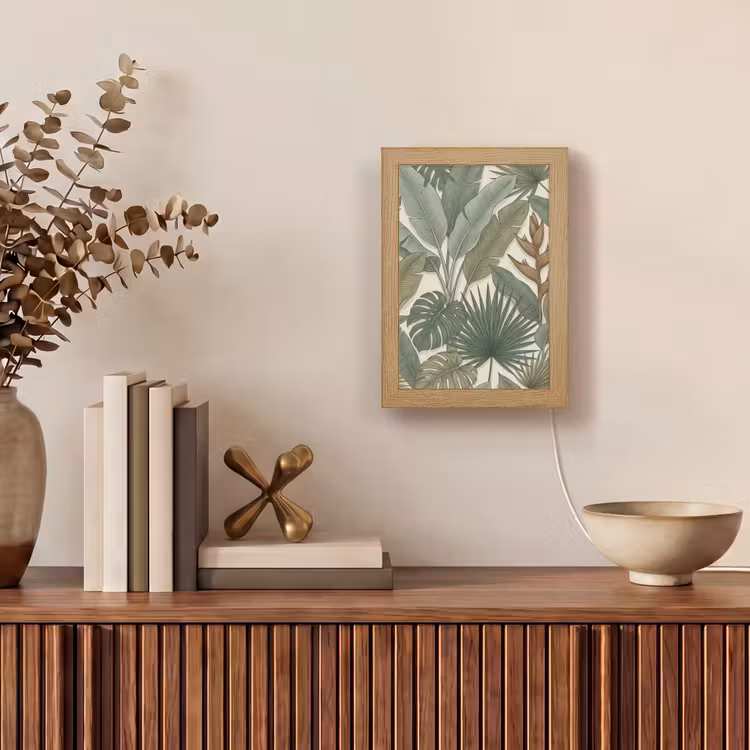 Gepersonaliseerde lightbox - Planten - Tropisch - Natuur - Illustratie - Groen — 4