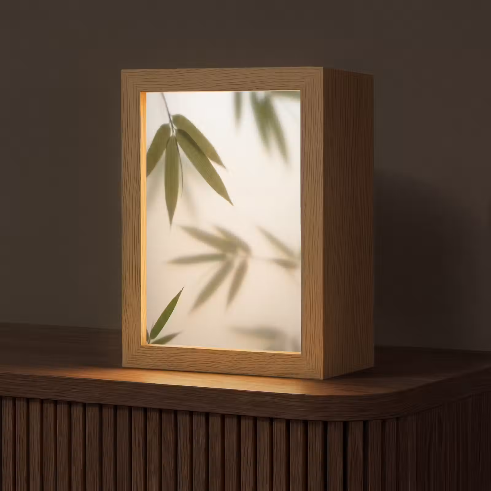 Gepersonaliseerde lightbox - Planten - Bladeren - Natuur - Groen — 1