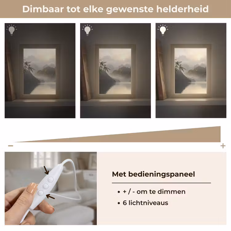 Gepersonaliseerde lightbox - Bergen - Water - Mist - Natuur - Landschap — 8