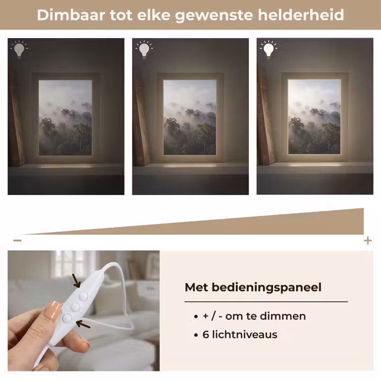 Gepersonaliseerde lightbox - Bos - Mist - Natuur - Groen — 8