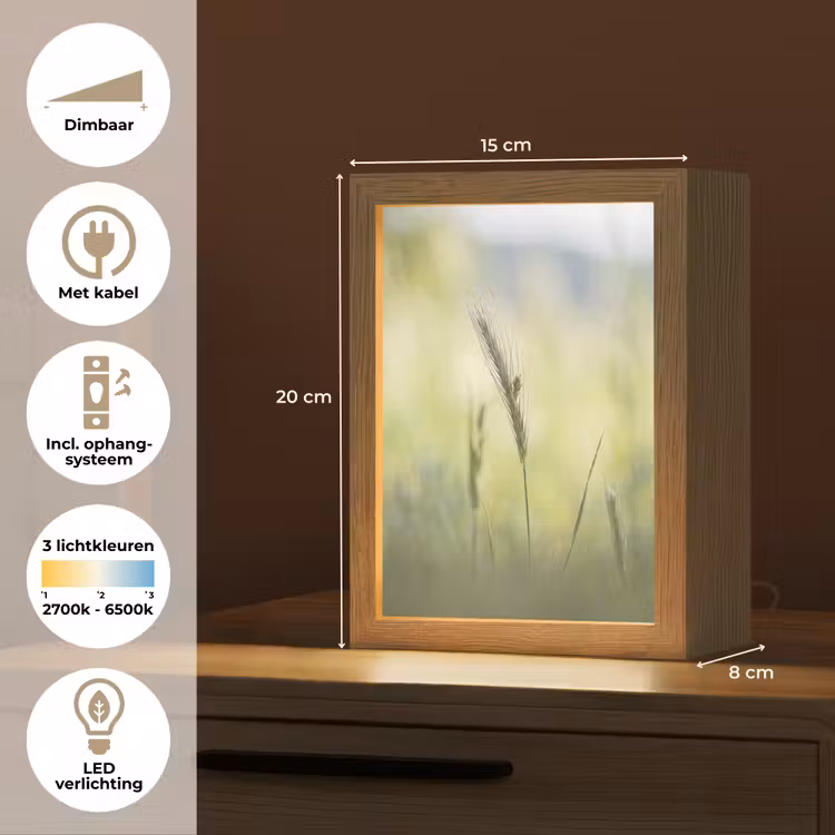 Gepersonaliseerde lightbox - Graan - Aar - Natuur - Groen - Detail — 7