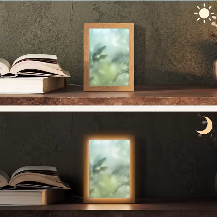 Gepersonaliseerde lightbox - Natuur - Vervaagd - Groen - Abstract - Modern — 5