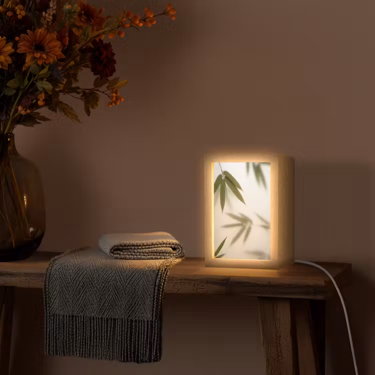 Gepersonaliseerde lightbox - Planten - Bladeren - Natuur - Groen — 3