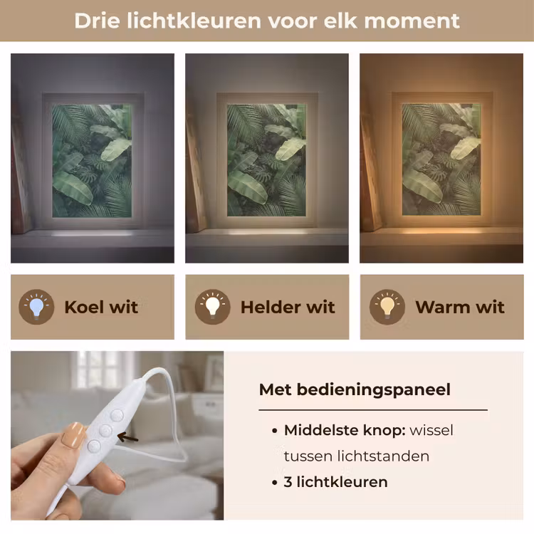 Gepersonaliseerde lightbox - Bladeren - Groen - Tropisch - Natuur — 6