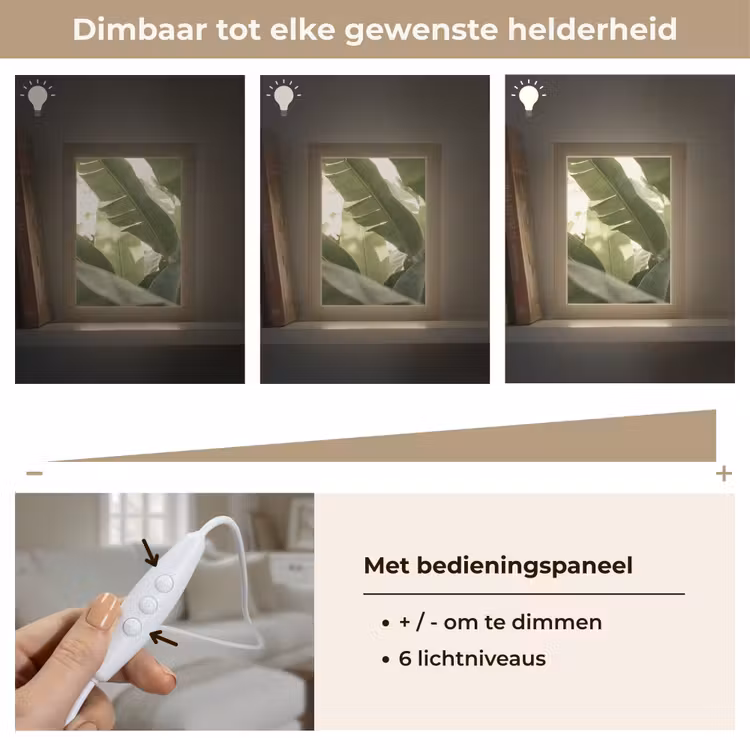 Gepersonaliseerde lightbox - Natuur - Bladeren - Groen - Tropisch - Detail — 8