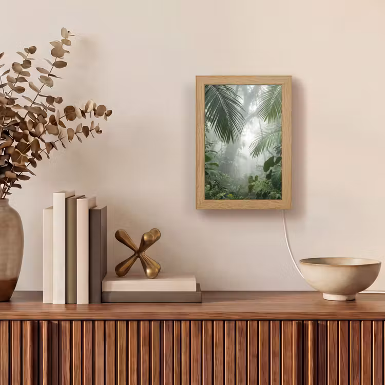 Gepersonaliseerde lightbox - Natuur - Jungle - Mist - Tropisch - Groen — 4