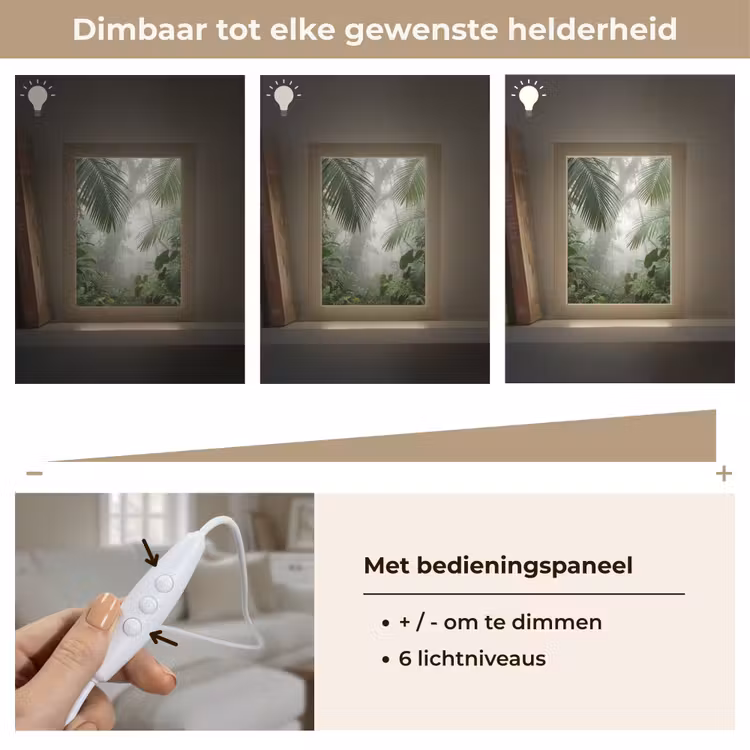 Gepersonaliseerde lightbox - Natuur - Jungle - Mist - Tropisch - Groen — 8