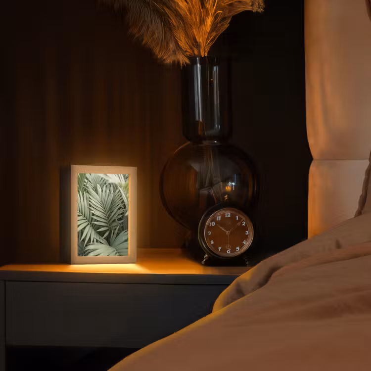 Gepersonaliseerde lightbox - Plant - Palmbladeren - Natuur - Groen — 2