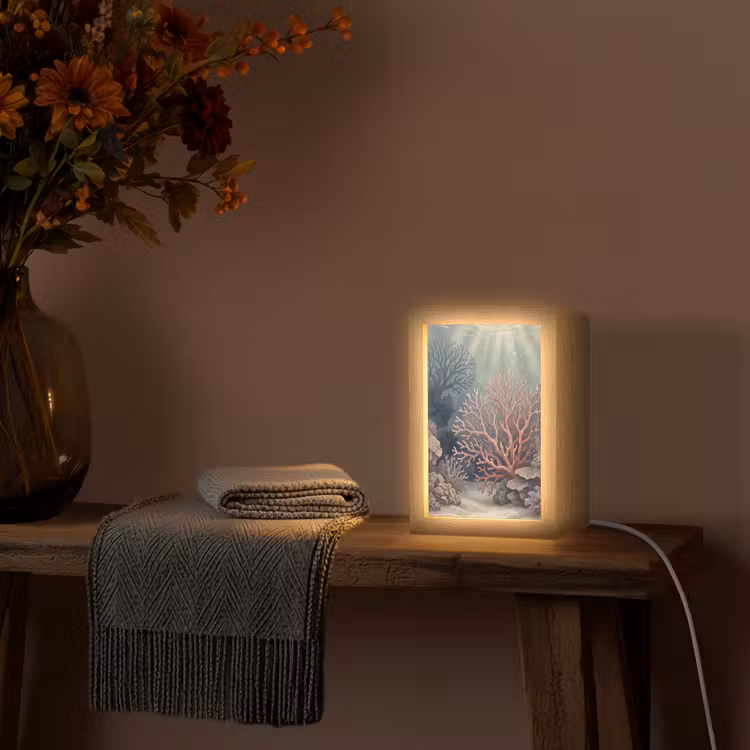 Gepersonaliseerde lightbox - Koraal - Onderwater - Natuur - Roze — 3