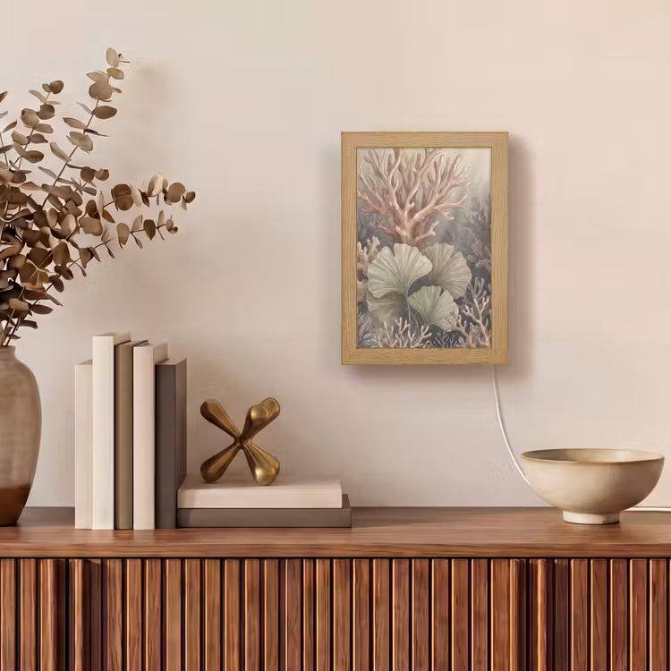 Gepersonaliseerde lightbox - Plant - Bladeren - Zee - Illustratie - Groen — 4