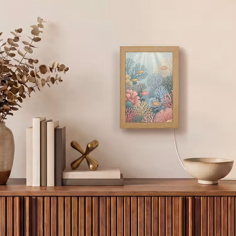 Gepersonaliseerde lightbox - Zee - Koraal - Vis - Natuur - Kleurrijk — 4
