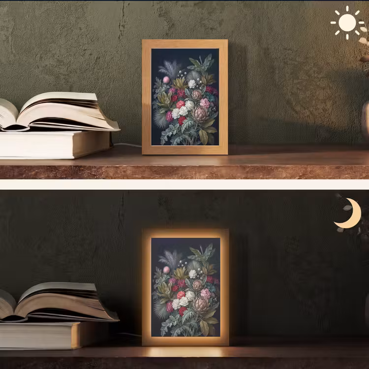 Gepersonaliseerde lightbox - Planten - Tropisch - Botanisch - Donker - Groen — 5