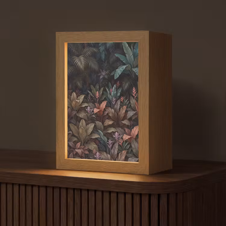 Gepersonaliseerde lightbox - Planten - Tropisch - Jungle - Donker - Natuur — 1