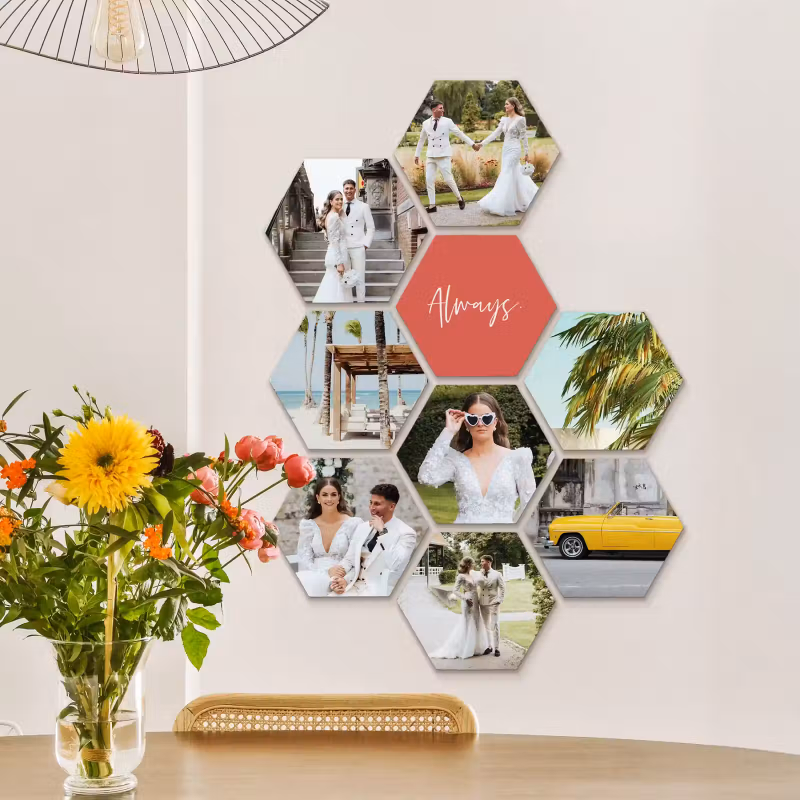 Hexagon foto — 1